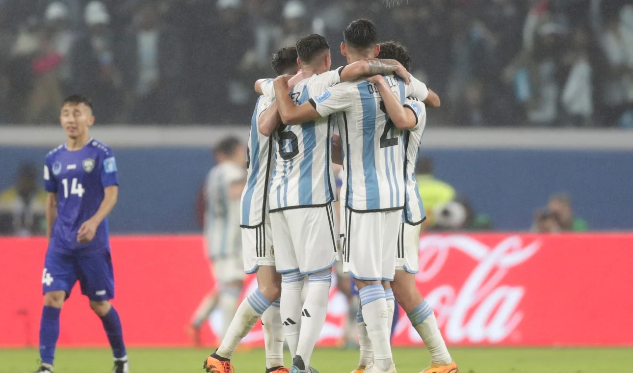 Argentina debutó en el Mundial Sub 20 con victoria ante Uzbekistán