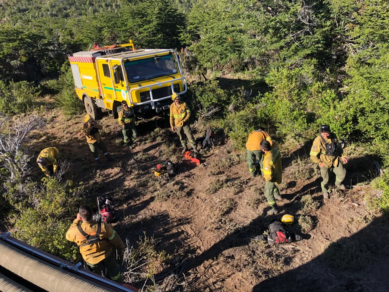 El Incendio En Los Alerces Sigue Activo Pero Con Sectores Con El Fuego