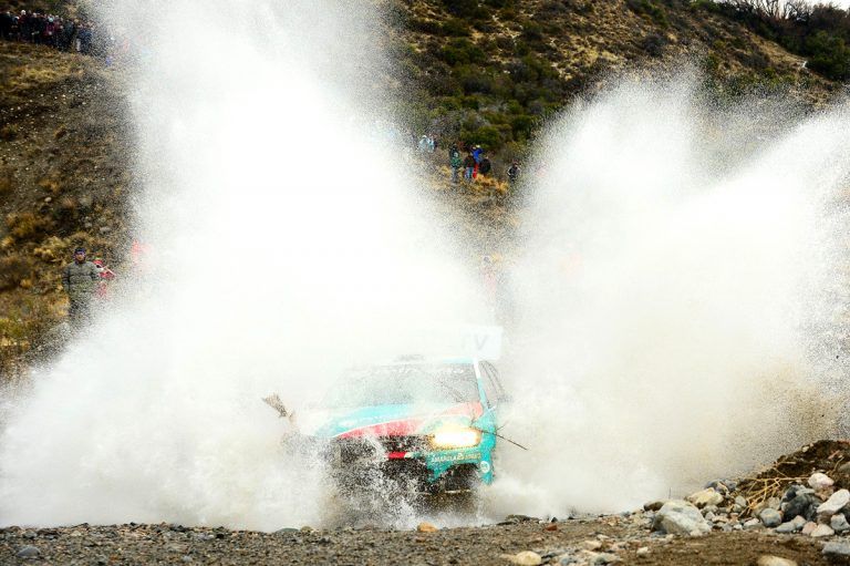 Las mejores emociones del Rally de Esquel, desde arriba y  en cámara lenta