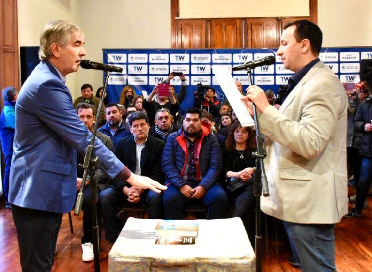 Maderna tomó juramento al nuevo coordinador de la Agencia de Desarrollo Productivo