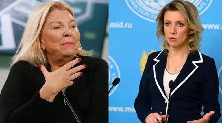 Desde Rusia califican la acusación de Carrió como “pasada de moda”