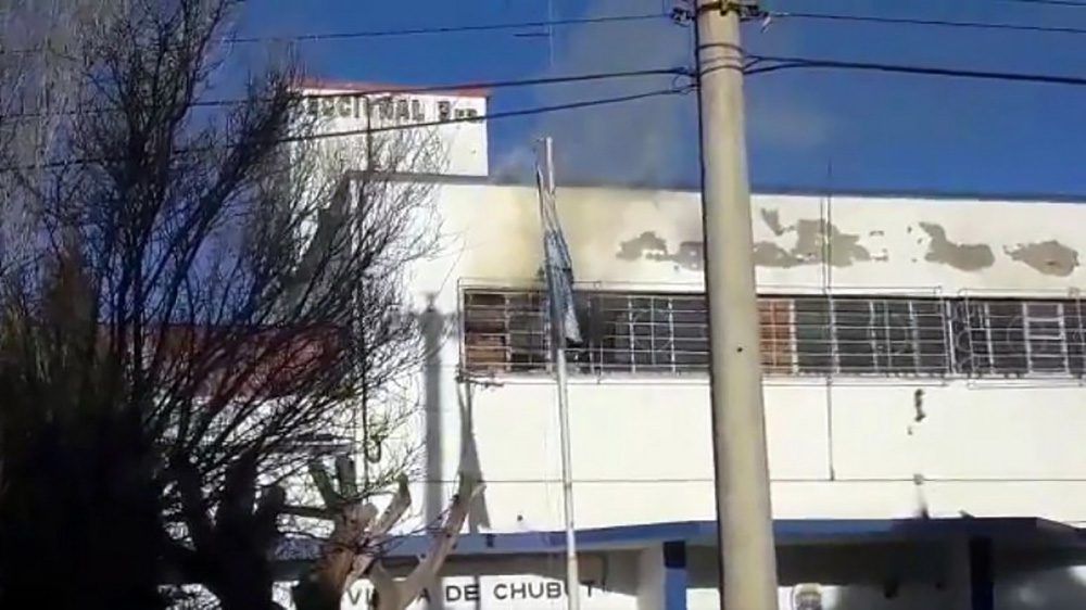 Se produjo un incendio en la Alcaidía de Comodoro