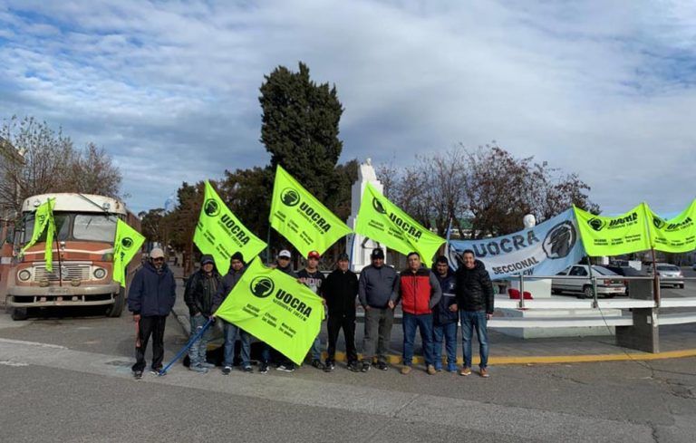 Trabajadores de UOCRA volverán a acampar en Rawson