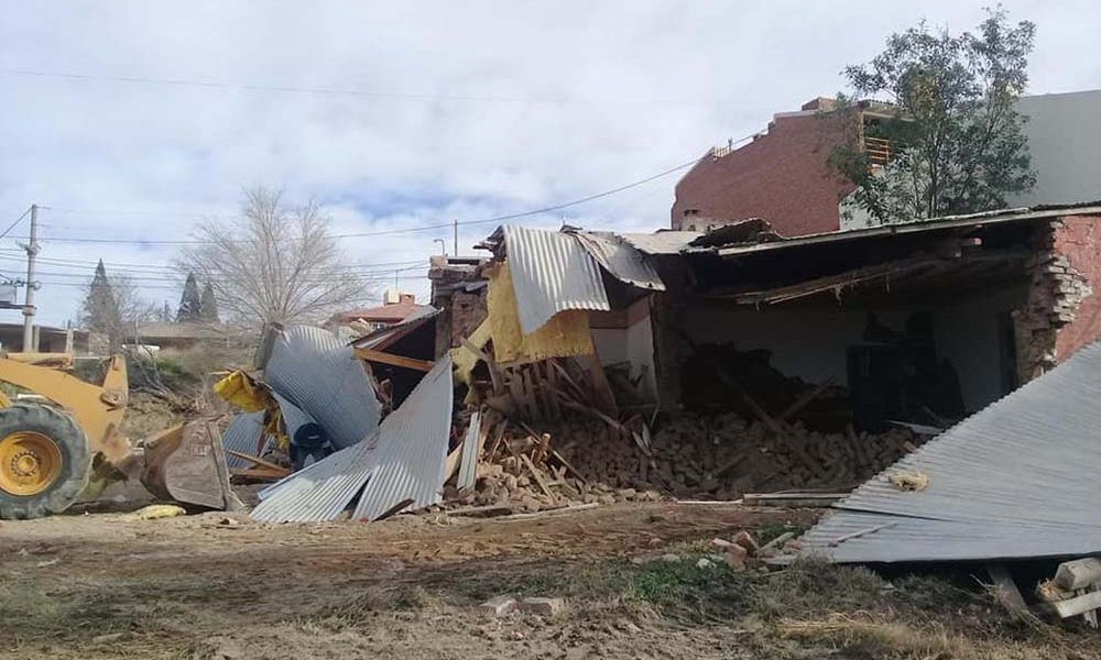 Demolieron la Casa Derbes en Puerto Madryn