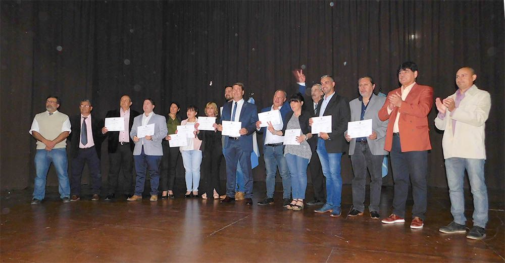 Proclamaron a las autoridades electas de Rawson