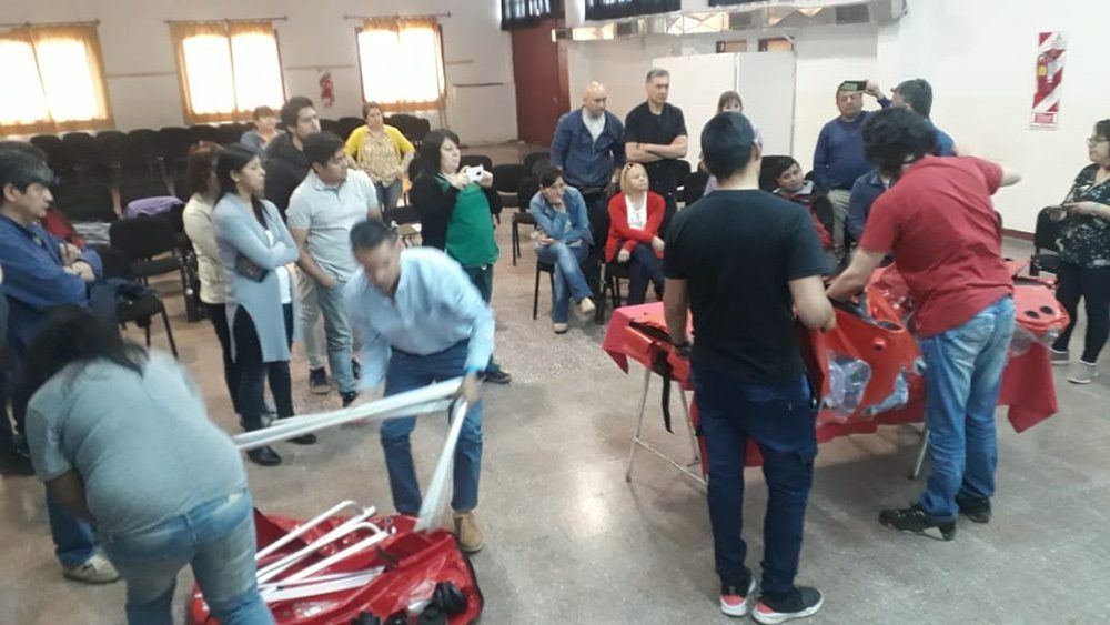 Capacitaron al personal de Salud para el traslado de pacientes con Hantavirus