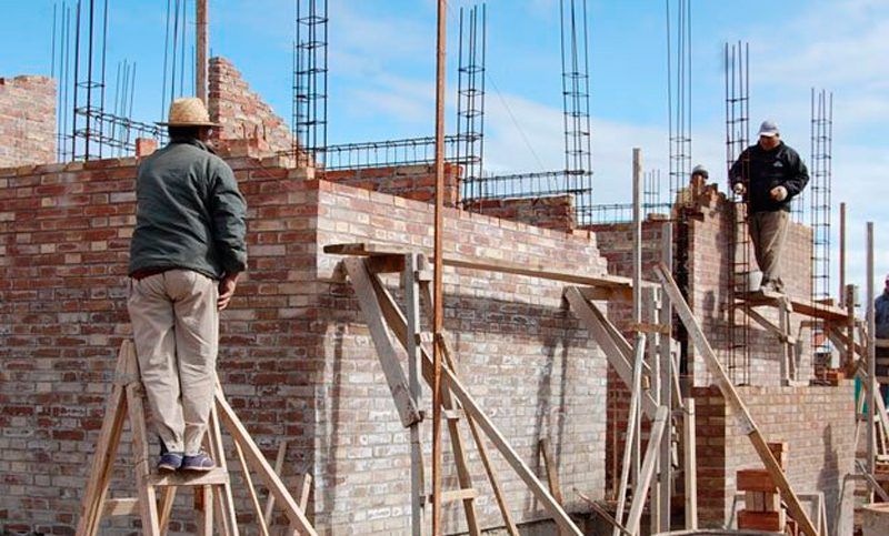 La construcción cayó un 8,5% en septiembre