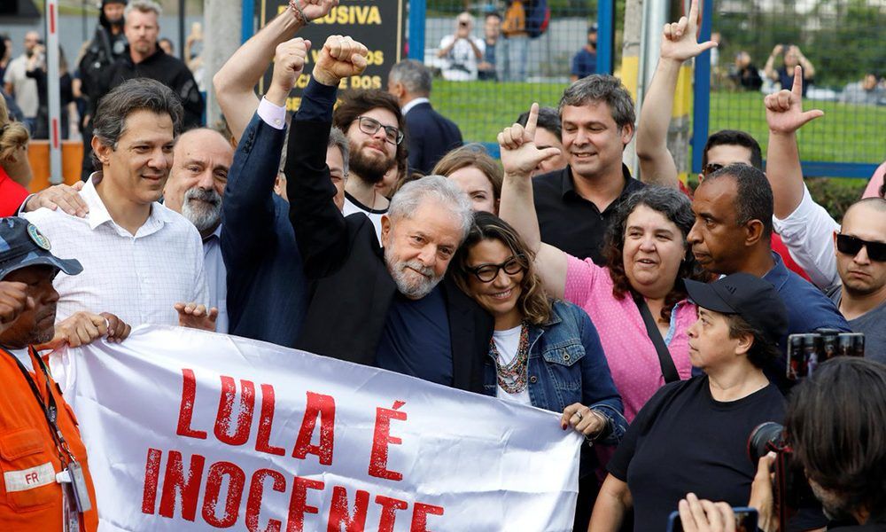 Tras más de 1 año y medio, Lula Da Silva quedó en libertad