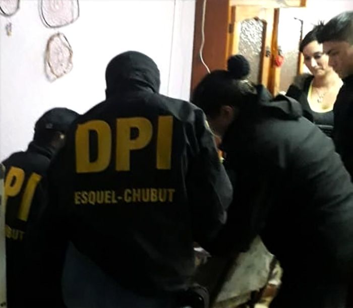 Extorsión masajista Esquel connotaciones políticas