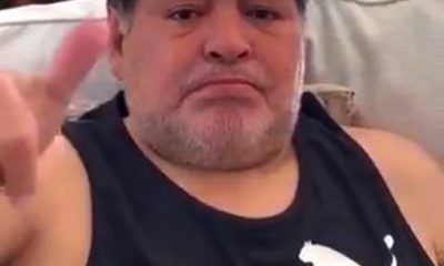 Maradona Ayuden a comer a la gente