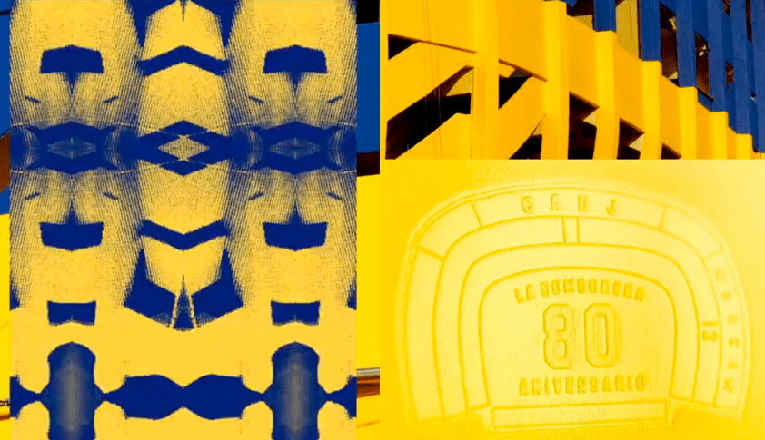 Camiseta de Boca 80 años de La Bombonera