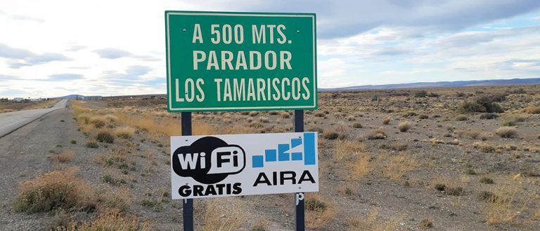 Empresa colocó Wi-Fi gratuito en la Ruta 40