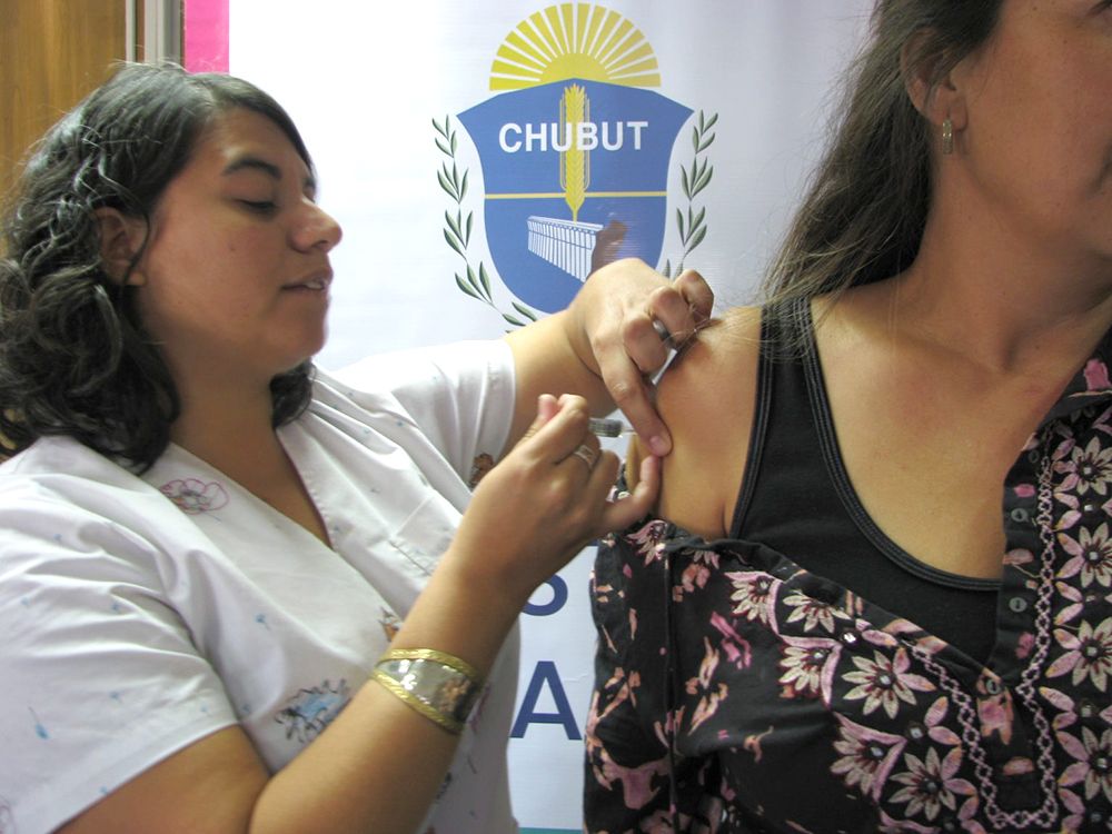 Plan de vacunación en Chubut
