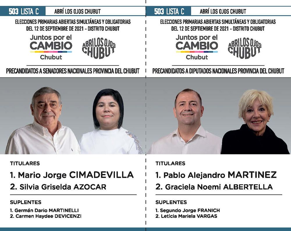 Elecciones Las 9 Boletas Que Habrá En Los Cuartos Oscuros De Chubut