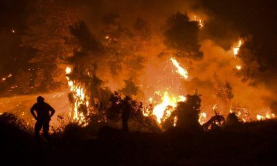 Incendio en España por ola de calor