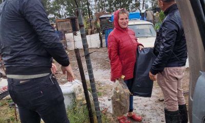 Asistencia a vecinos de Trelew por lluvias