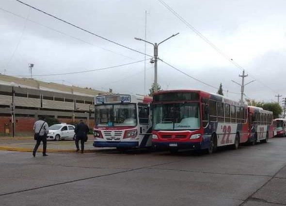 Paro de colectivos en Trelew