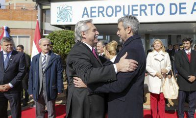 Alberto Fernández y Mario Abdo Benítez