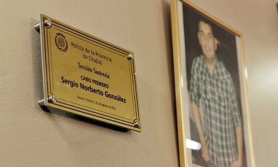 Homenaje al cabo Sergio González
