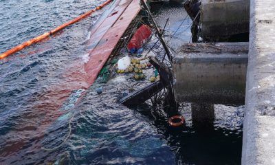 Hundimiento de buque pesquero en Puerto Madryn