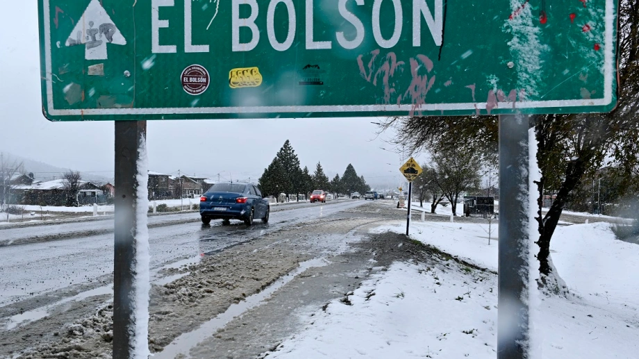 Nieve en El Bolsón