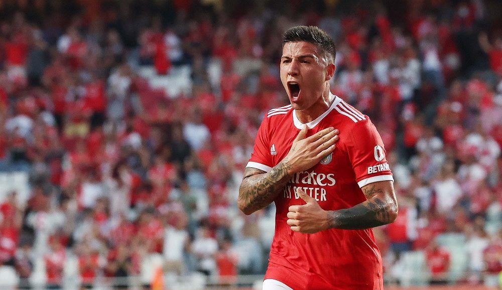 Enzo Fernández debuted at Benfica with a great goal in the Champions League