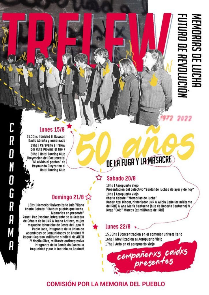 Actividades por los 50 años de la Masacre de Trelew