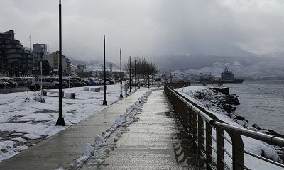 Nieve en Ushuaia