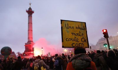 Manifestación contra la reforma jubilatoria en Francia