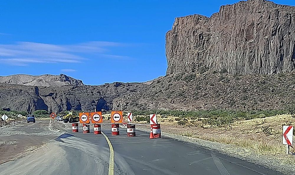 Nuevo desvió en Ruta 25, entre Las Plumas y Los Altares