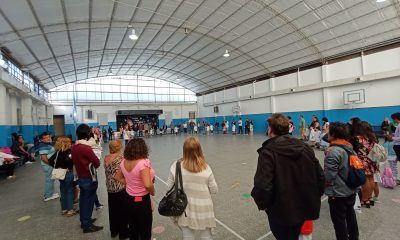 Inicio de clases en la Escuela Nº 5 de Trelew