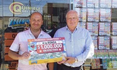 Jubilado de Vialidad Provincial de Rawson ganó un millón de pesos en el Telebingo Chubutense