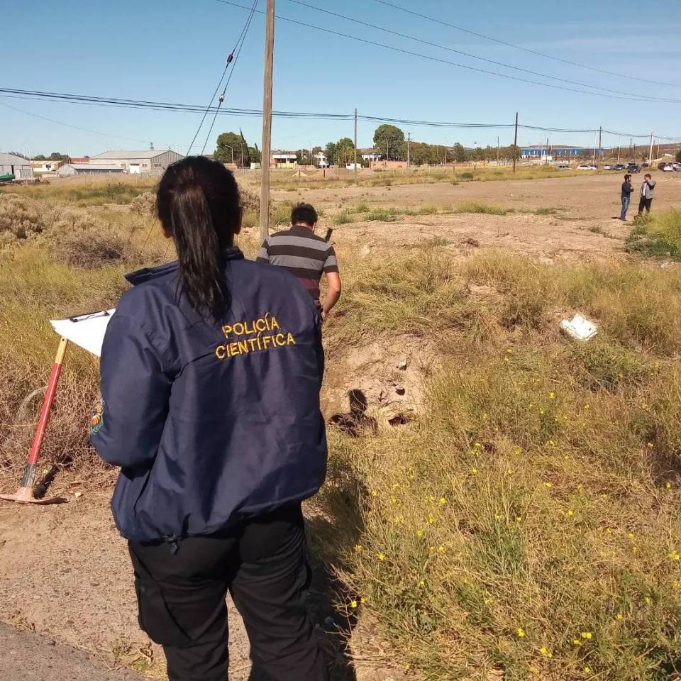 Operativo ambiental en cercanías a pesquera de Puerto Madryn