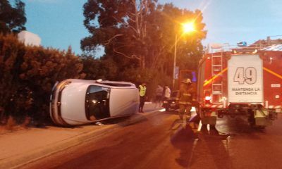 Conductor ebrio volcó en Comodoro Rivadavia