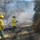 Incendios de pastizales en El Hoyo