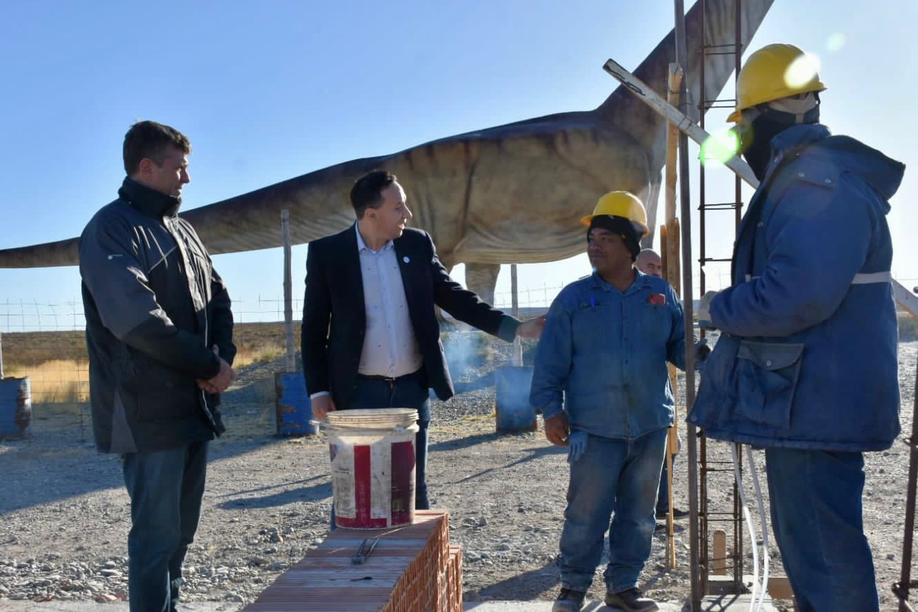 La obra del Centro de Visitantes del Dinosaurio de Trelew finalizaría ...