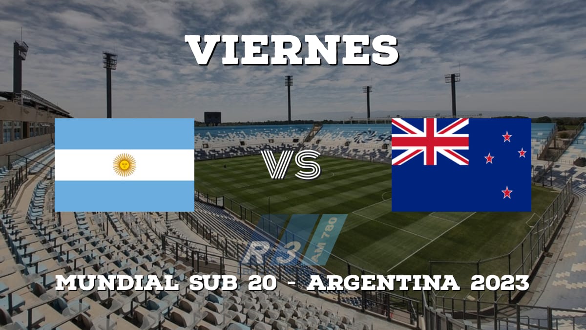 Argentina contra Nueva Zelanda en el Mundial Sub-20