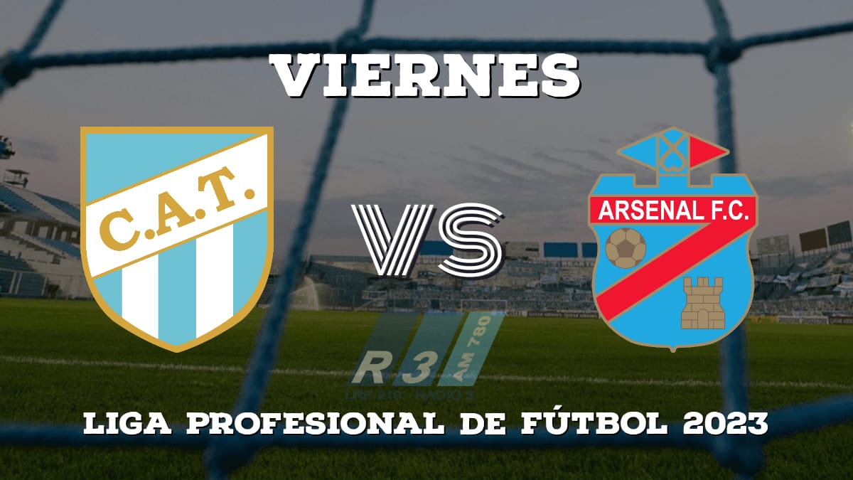 Atlético Tucumán contra Arsenal de Sarandí por la Liga Profesional de Fútbol