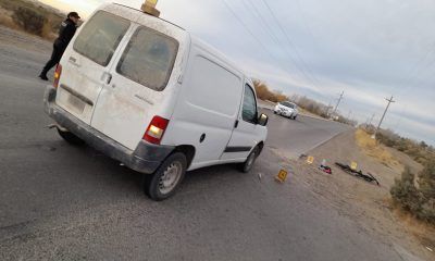 Ciclista atropellada en Trelew
