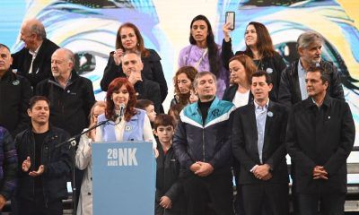 Cristina Fernández de Kirchner en Plaza de Mayo