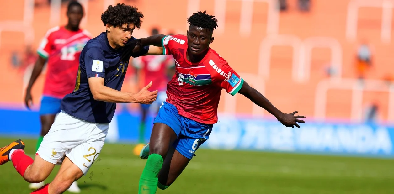 Gambia contra Francia en el Mundial Sub 20