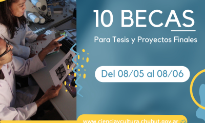 Programa de becas de apoyo a tesis y proyectos finales en Chubut