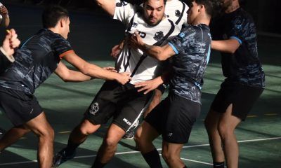 Orcas de Camarones contra Arena Madryn por el Torneo Apertura de la Asociación de Handball del Valle en Trelew