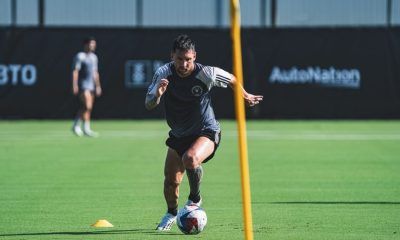 Lionel Messi en entrenamiento con el Inter de Miami en Estados Unidos