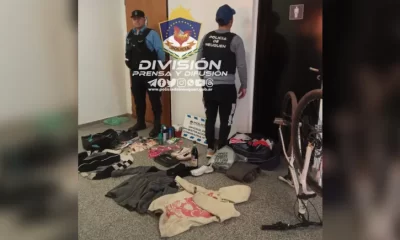 Secuestro de elementos robados en tiempo de ropa de Añelo en Neuquén
