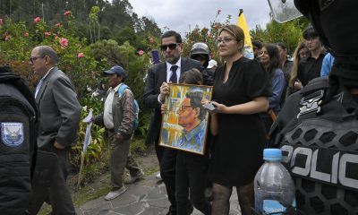 Funeral del candidato presidencial de Ecuador Fernando Villavicencio