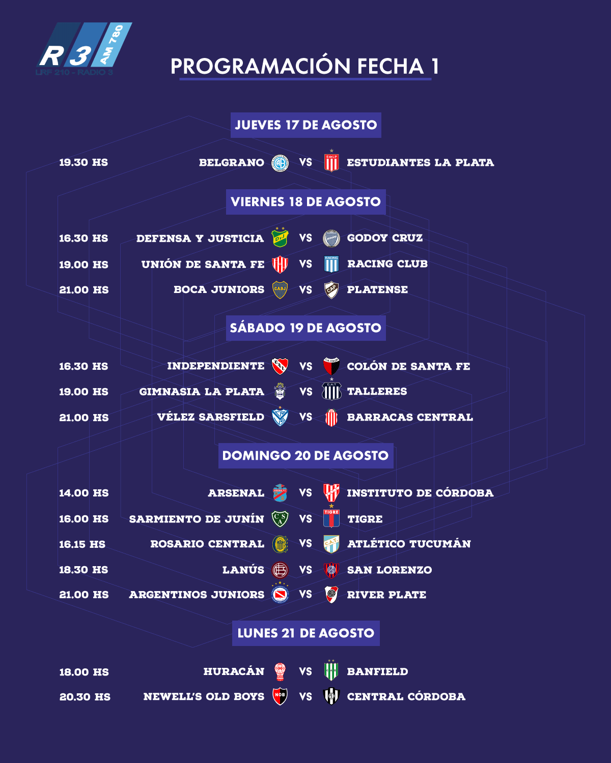 Programación de la primera