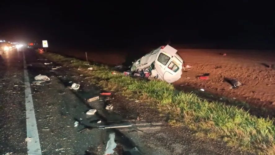 Tres muertos tras choque frontal en la Ruta Nacional 3
