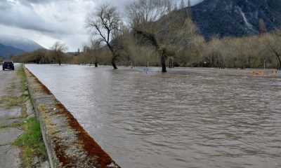 Fuertes lluvias en Chubut