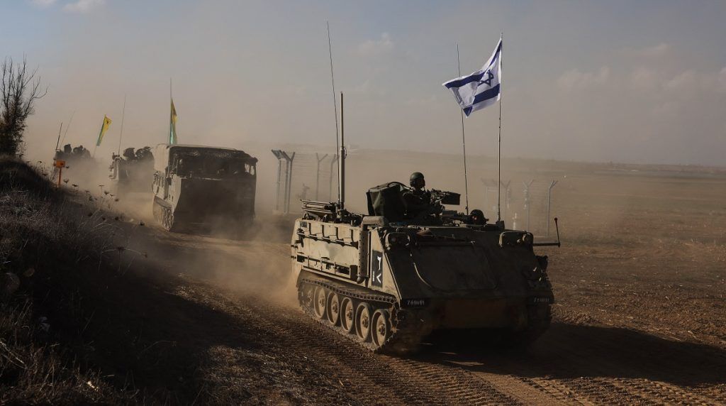 Israel a la espera de "decisión política" una para ofensiva terrestre en la Franja de Gaza